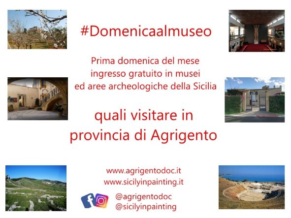 Musei gratis in Sicilia ogni prima domenica del mese: quali visitare in provincia di Agrigento.